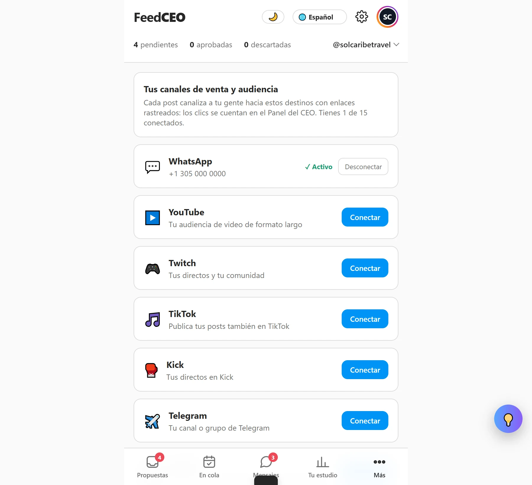 Conecta tus redes