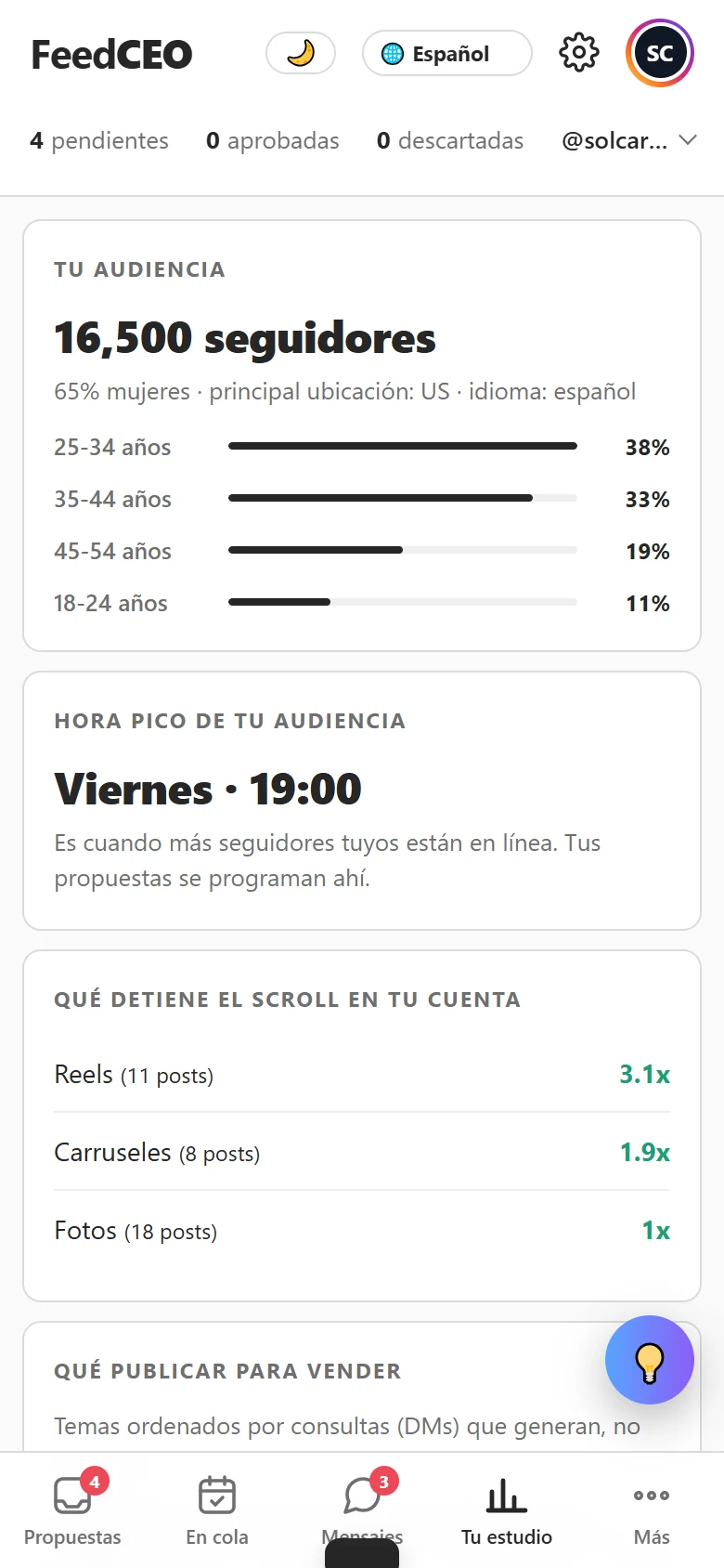 Tu estudio, siempre vivo