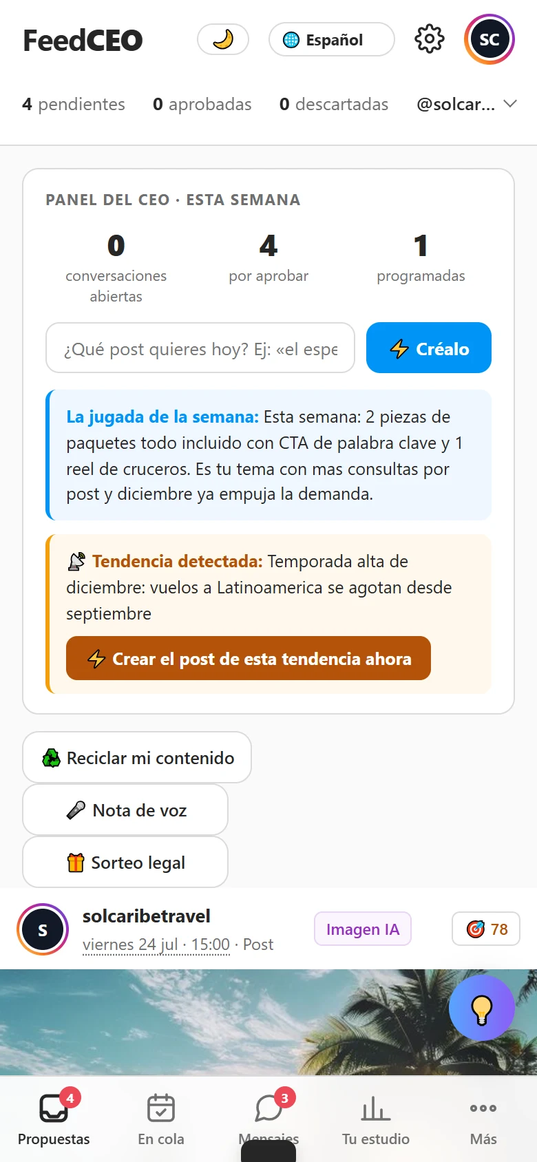 En tu teléfono
